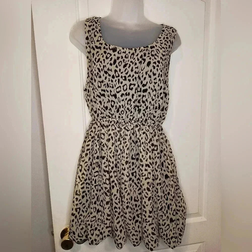 RUE21 Animal Print leopard print Midi dress (#839)